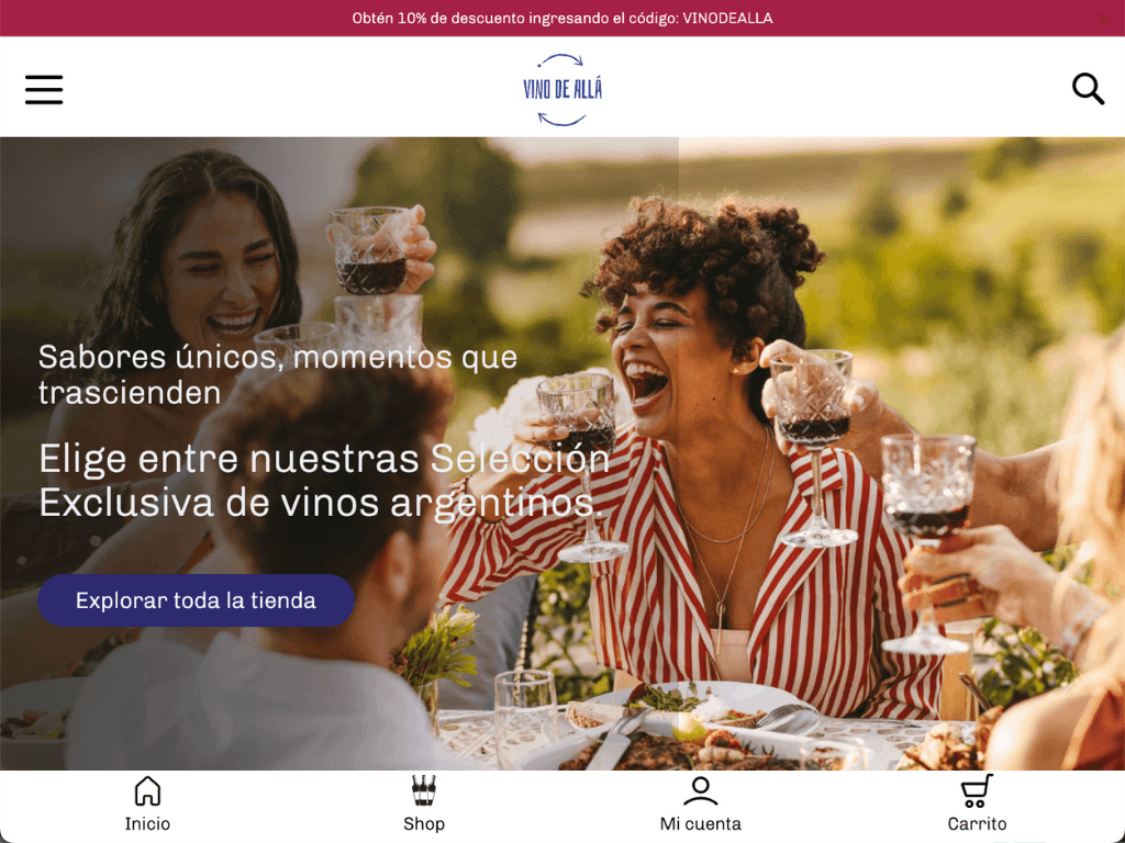 Vino de allá